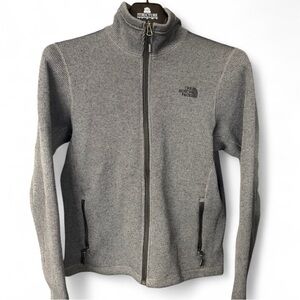 The North Face Men's Zip-Up Gray Sweater